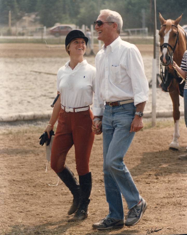 Clea y Paul Newman, circa 1984