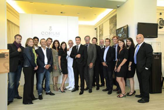 Inauguración de la primera boutique Corum en Ginebra