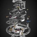 El movimiento que conduce el Osmior Tourbillon de la Manufacture Horlogère de la Vallée de Joux (MHVJ)