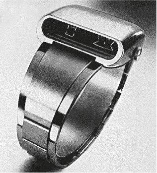Un reloj Amida que aparecía en un anuncio de 1976 en Europa Star