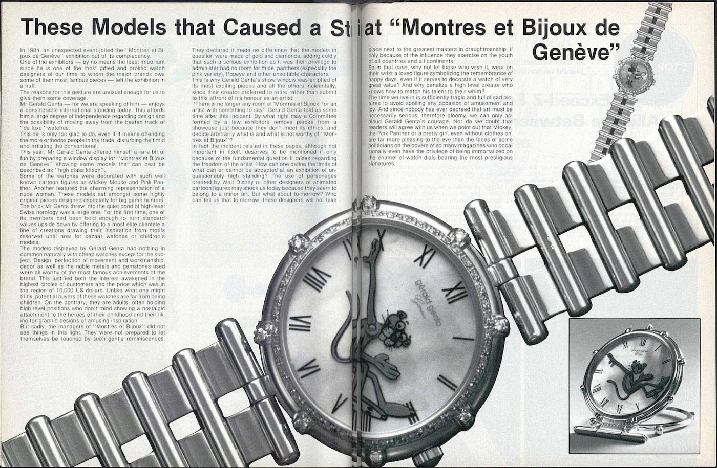 1984: Cuando Gerald Genta desafió al establishment relojero