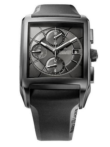 Pontos Chronographe Rectangulaire Full Black Una carrera contra el tiempo