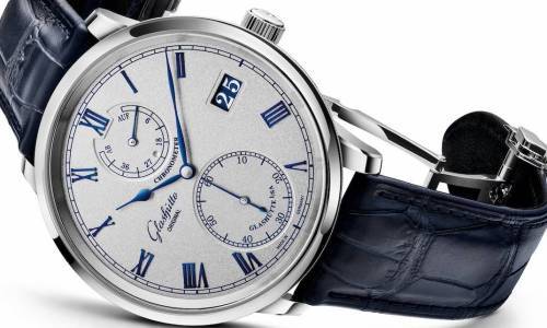 Glashütte Original presenta el Senator Chronometer azul plateado