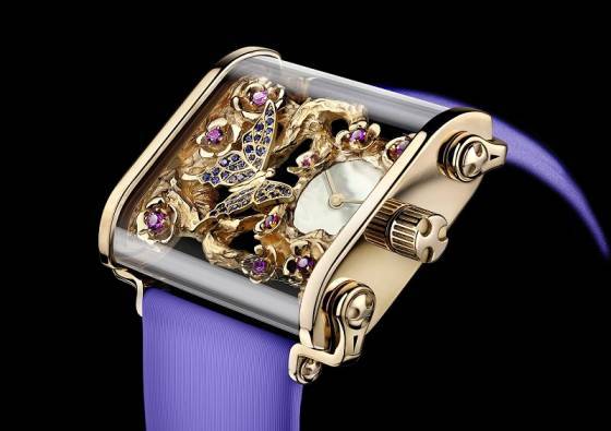 La nueva marca de relojes de Ollivier Savéo es toda acerca de la velocidad, el petróleo y las mariposas