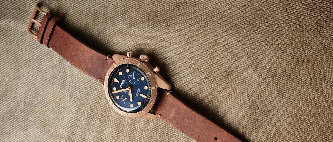 Oris Lanza el Special Carl Brashear Chronograph en Bronce