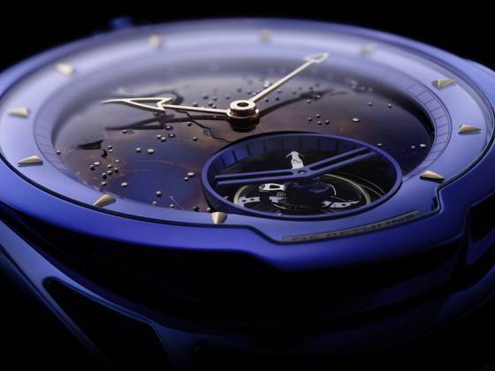 Fuera de este mundo: el DB28 Kind of Blue Tourbillon Meteorite