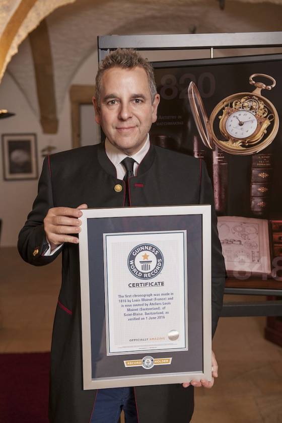Louis Moinet oficialmente reconocido como el inventor del cronógrafo