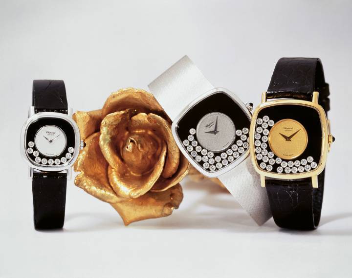 El primer reloj Happy Diamonds (1976)