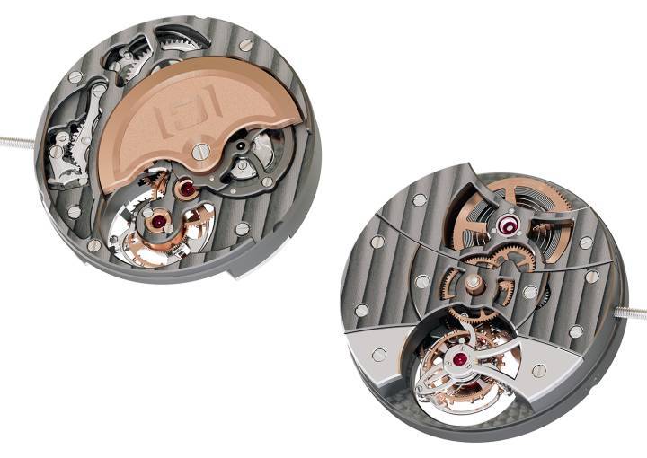 Calibre 08050, cuerda automática, tourbillon