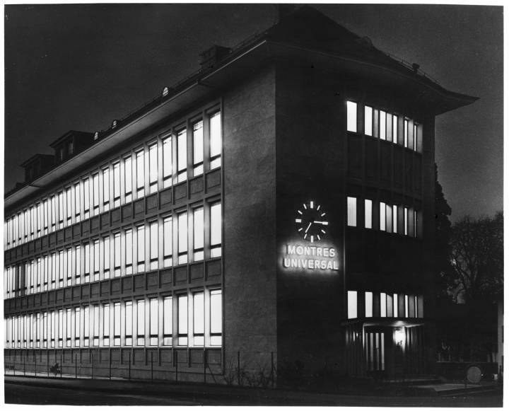 La fábrica Universal Genève inaugurada en 1956 en Carouge