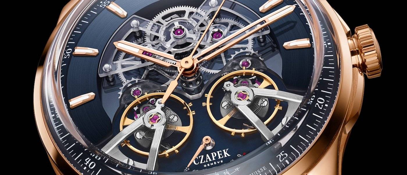 Czapek & Cie presenta la Place Vendôme Complicité con escapes dobles en el lado de la esfera