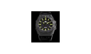 Negro con un toque de amarillo. El nuevo modelo Hard Black DLC II, por Linde Werdelin