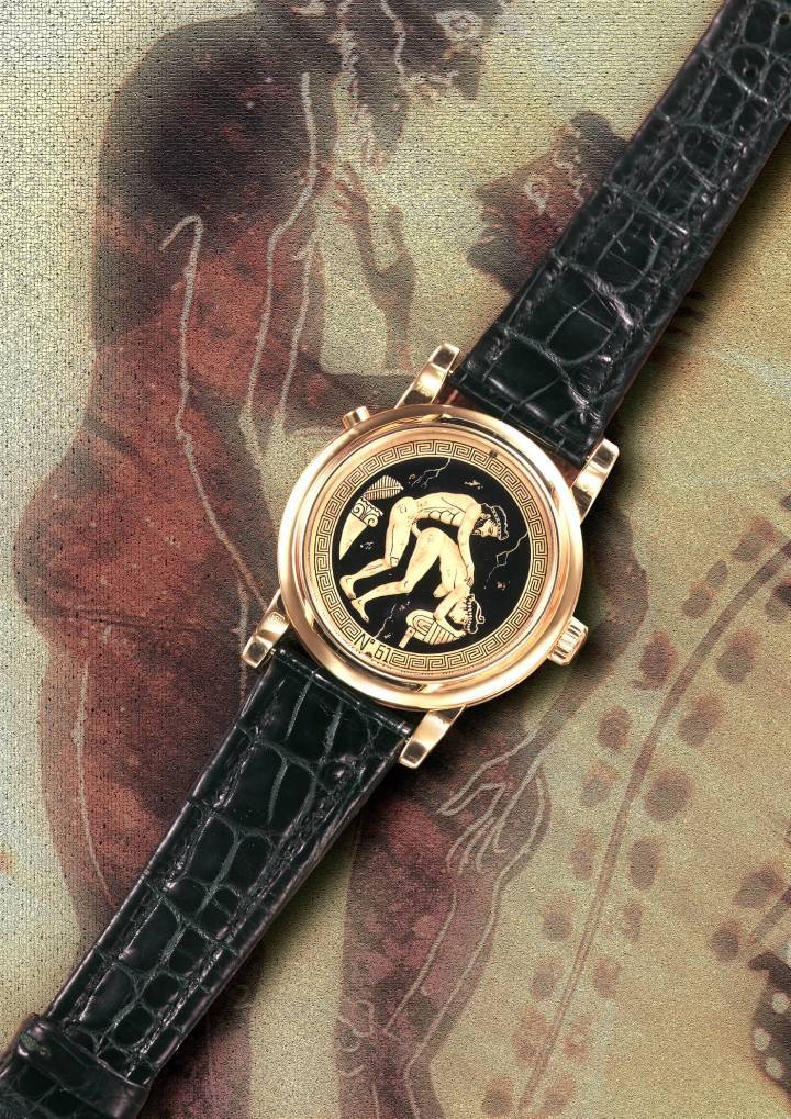 En 1996, un coleccionista Italiano le preguntó a Svend Andersen si podía hacer un reloj de pulsera erótico con autómatas. Desde entonces, Svend Andersen ha fabricado más de 170 de ellos, con entre 9 y 11 partes móviles.