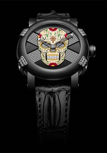 Día de los Muertos Diamante de RJ Romain Jerome - RJ.T.AU.FM.001.05 