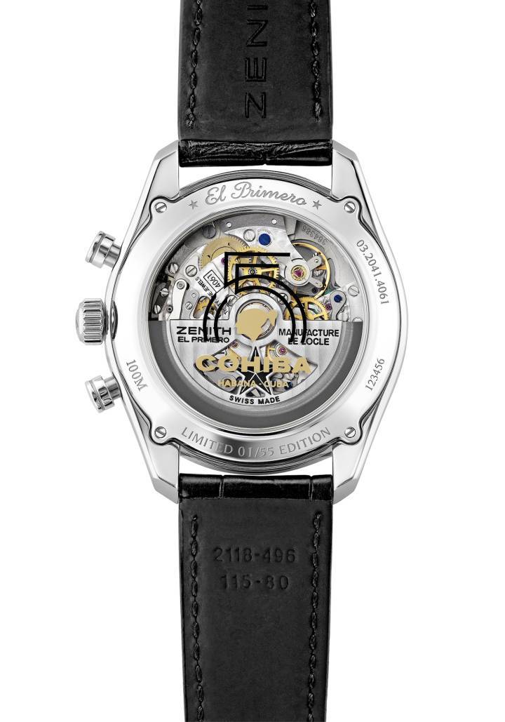 Zenith celebra los cigarros Cohiba con un especial Chronomaster Open