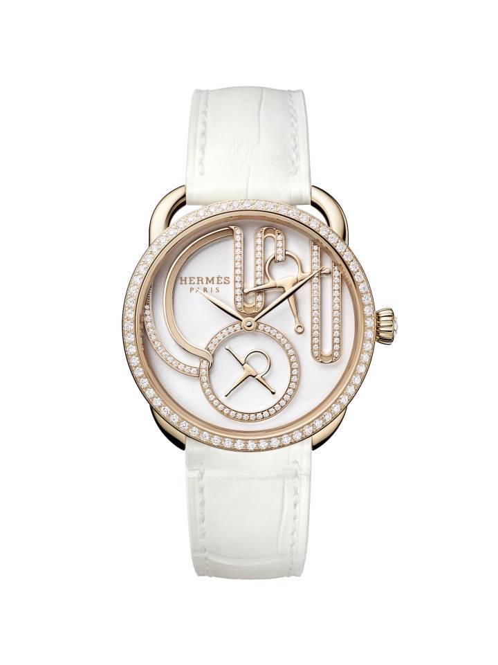 Hermès presenta el Arceau Grand Tralala de 34 mm Brides et Mors