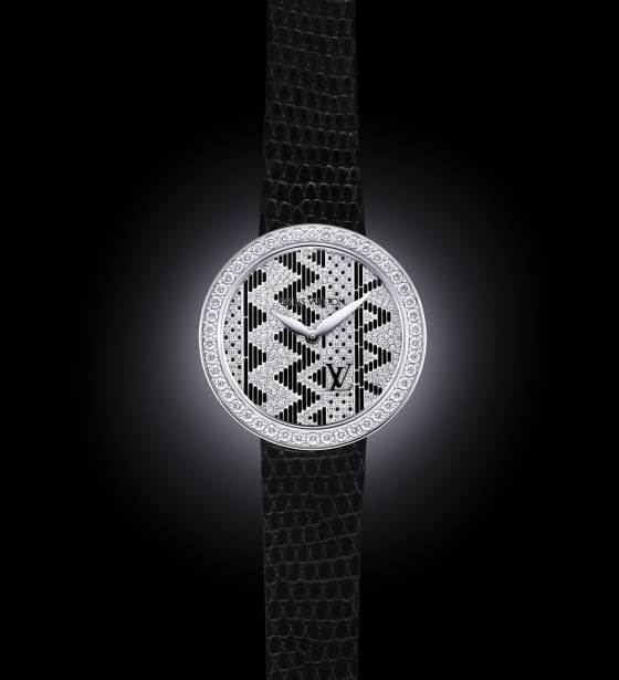El reloj para mujer del día: Louis Vuitton Chevron Jewellery Watch 
