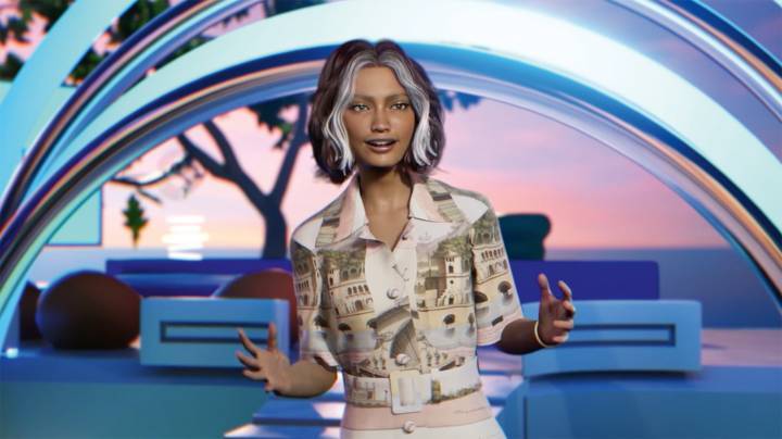 En la conferencia de inicio y tecnología más grande de Europa, Viva Technology, el personaje virtual Livi se presentó como la anfitriona del propio microverse de LVMH, una versión aumentada de su posición física.
