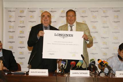 Longines renueva su compromiso con el tenis internacional formando parte de la Copa Kremlin 