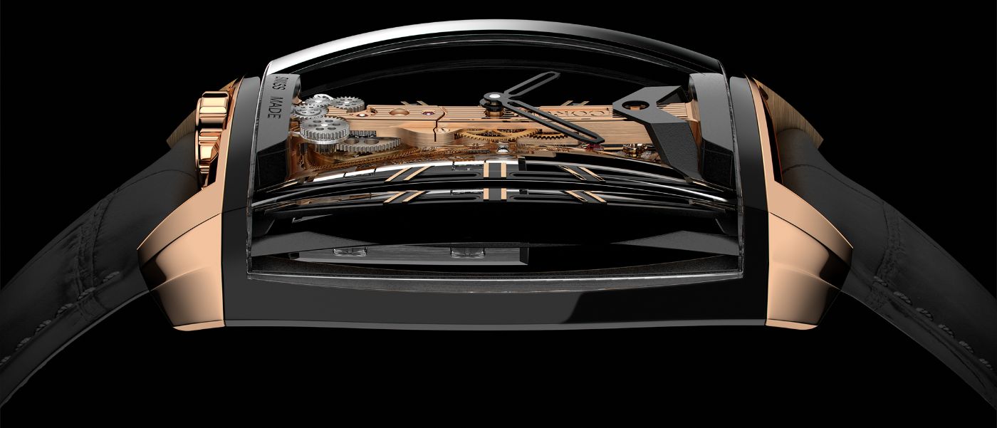 Corum: un nuevo Golden Bridge Automatic con una caja panorámica de zafiro