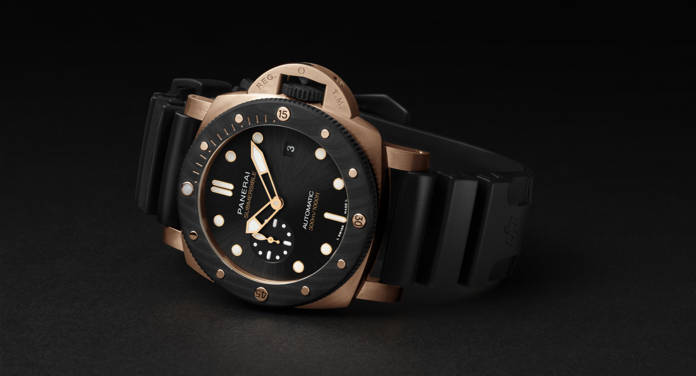 Panerai lanza el Submersible Goldtech™ OroCarbo 44mm