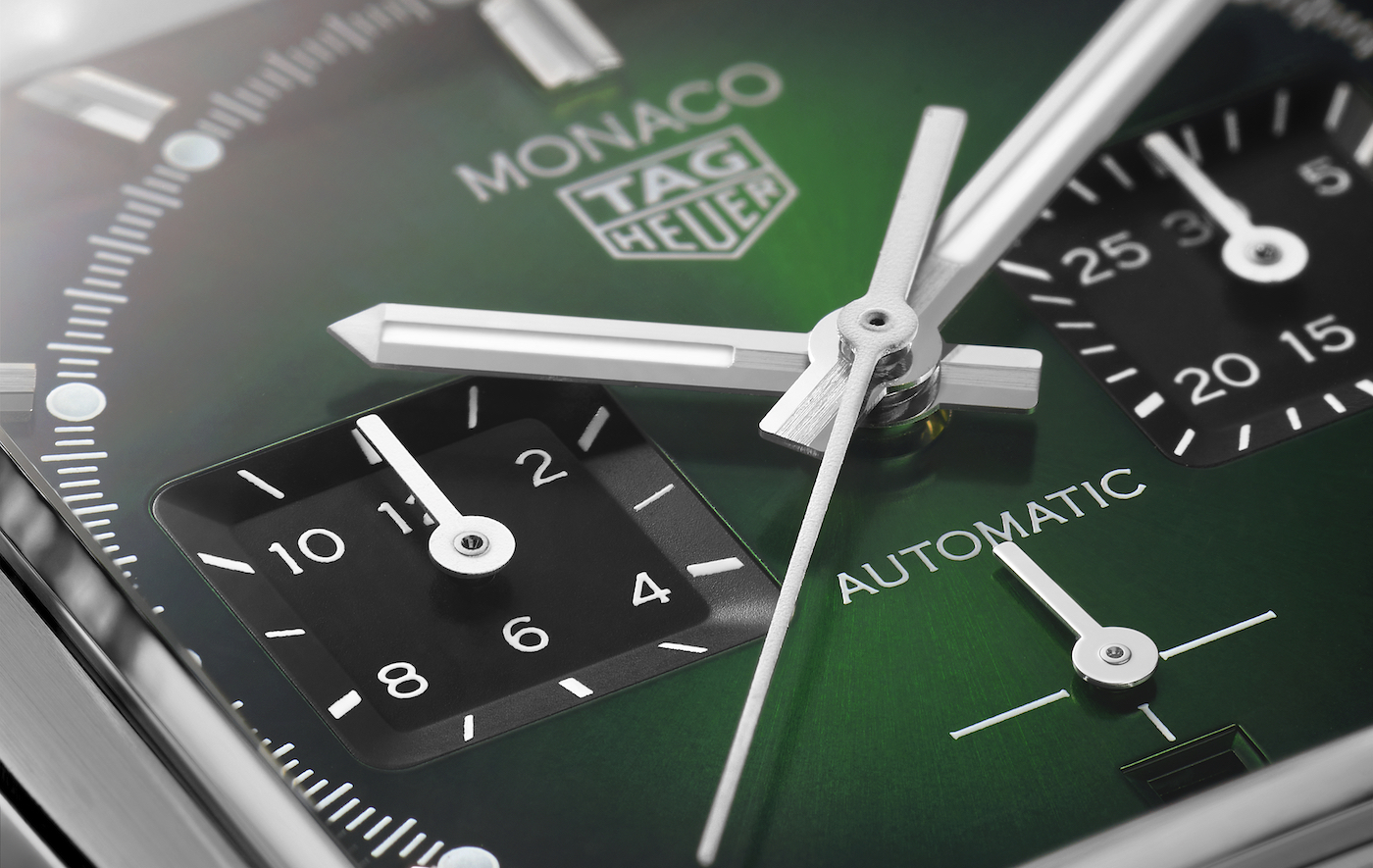 TAG Heuer presenta un Monaco con esfera verde