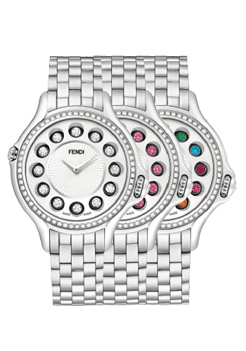 Fendi Crazy Carats (F107034000B0T05) mostrando la nueva esfera emfatizando las nuevas elecciones a llevar.