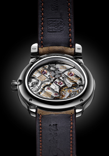 Endeavour Perpetual Calendar Funky Blue de H. Moser & Cie. (Reverso)