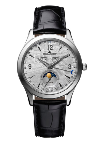 Jaeger-LeCoultre Master Calendar con esfera de piedra de meteorito, acero inoxidable