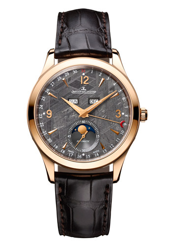 Jaeger-LeCoultre Master Calendar con esfera de piedra de meteorito, oro rosa