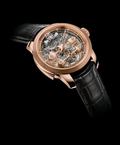 Girard-Perregaux Minute Repeater Tourbillon with Gold Bridges (Lateral)