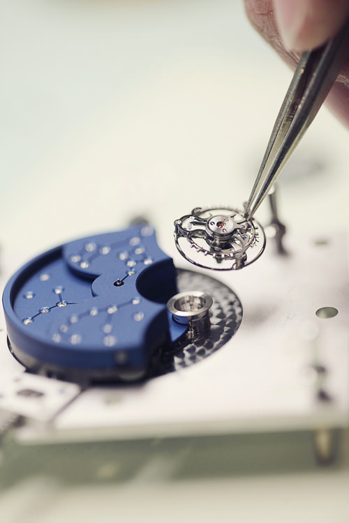 El movimiento G1769 tourbillon
