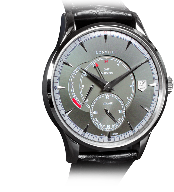 Lonville Virage en metal pavonado
