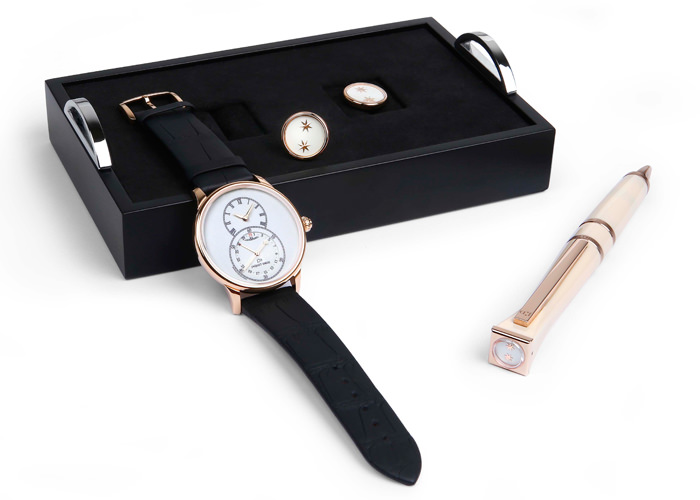 Conjunto con instrumentos de escritura de Jaquet Droz