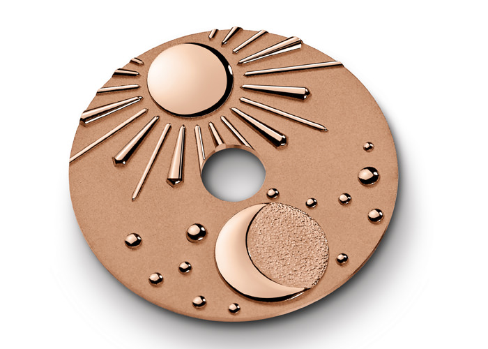 Disco en oro rosa de 22 quilates de Girard-Perregaux