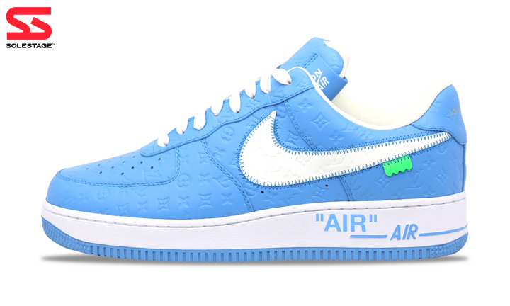 Nike Air Force 1 Low x Louis Vuitton en azul universitario