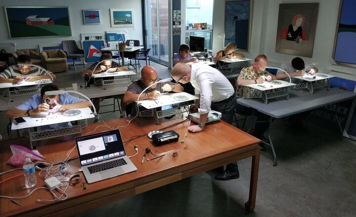 La Society está hoy activa fuera de los United States: aquí, un reciente taller que tuvo lugar en Toronto.