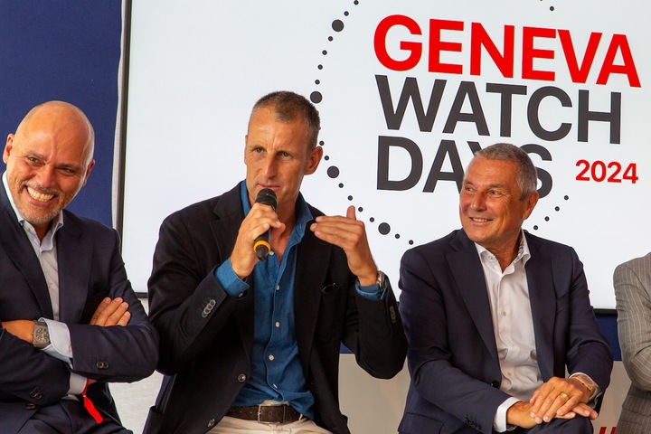 La conferencia de prensa en Geneva Watch Days