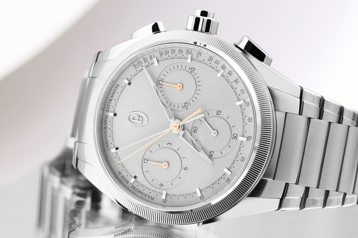 Limitado a solo 25 unidades, el Tonda PF Split Seconds presenta una caja y un brazalete hechos a mano en platino. El calibre PF361 es una nueva versión del calibre de gama más alta del fabricante, el ganador del premio GPHG ChronOr.