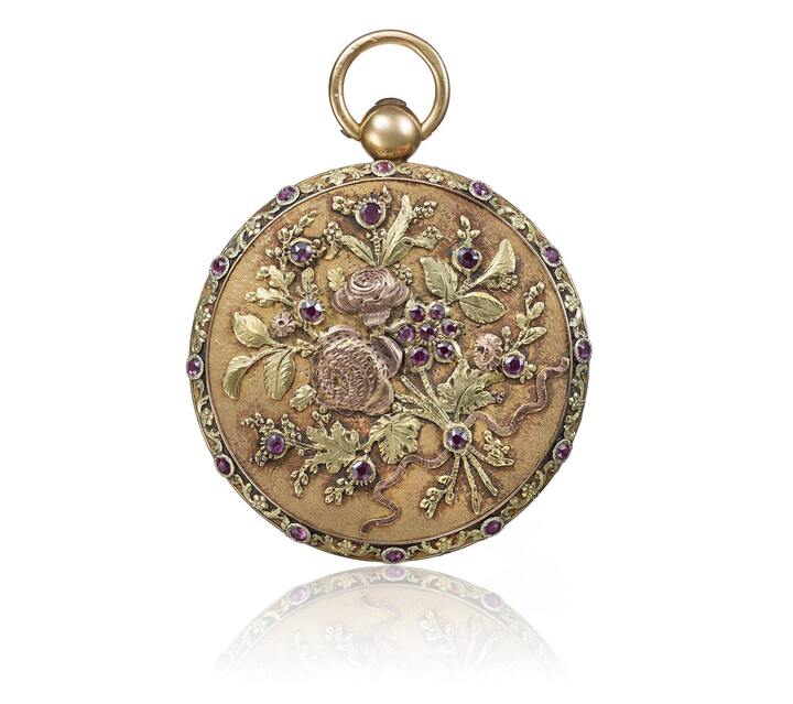 Reloj de bolsillo de oro amarillo, 1815.