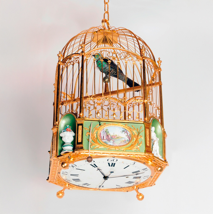 Reloj de salón atribuido a Pierre Jaquet-Droz. ©Museo de Relojería del Locle - Château des Monts