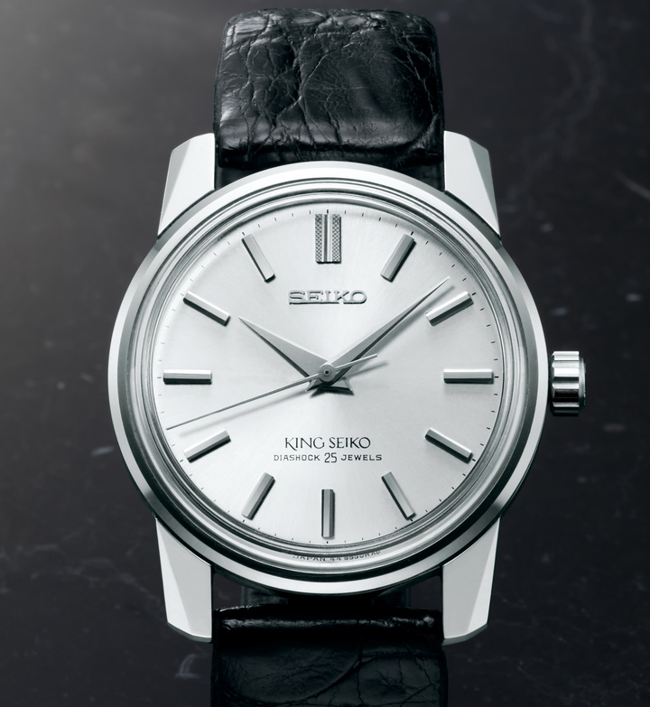 El King Seiko KSK de 1965 presentaba un perfil angular distintivo