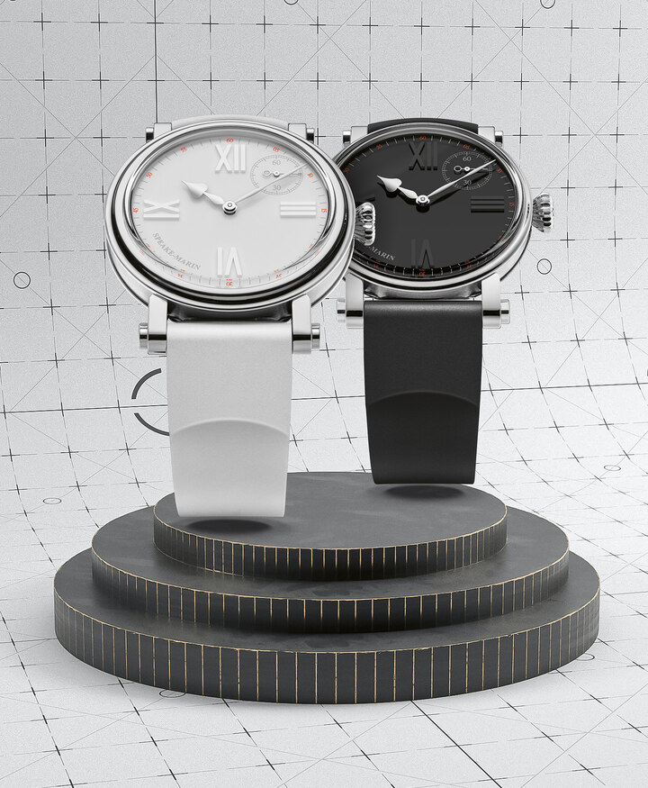 Con una altura de solo 10,5 mm, este reloj se deslizará con gracia bajo la manga de su esmoquin, captando sutilmente la mirada exigente de los conocedores que aprecian la relojería excepcional, independiente y original. La colección One & Two Academic se ve reforzada por la versión doble blanca de Black Tie, conocida como Academic White. Estas dos versiones ilimitadas están disponibles en diámetros de 38 mm y 42 mm.
