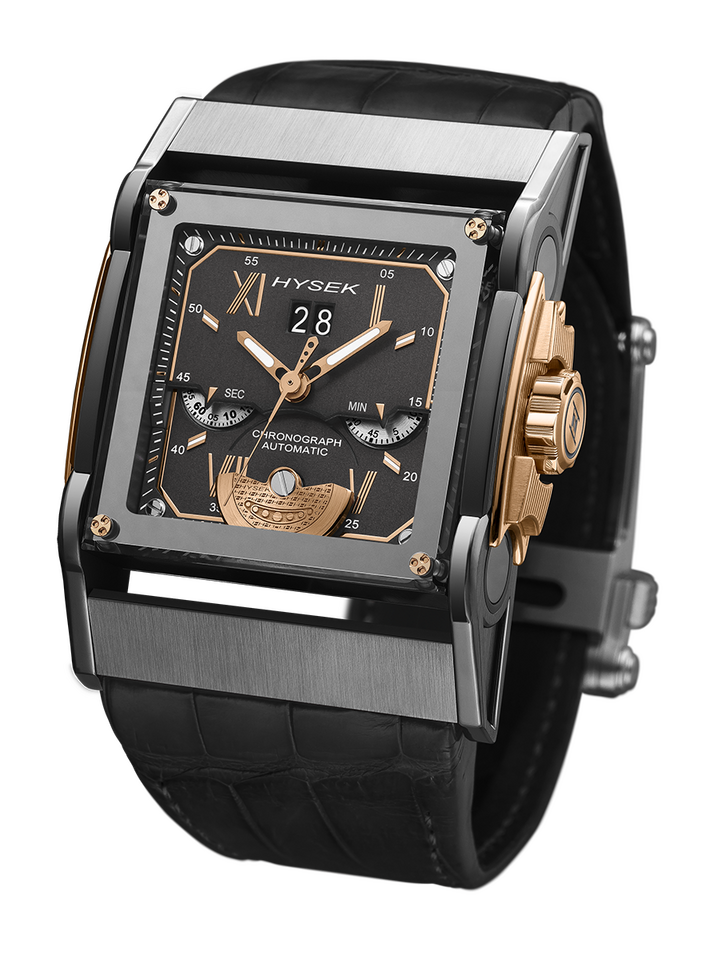 Furtif Chronographe Grande Date con esfera antracita