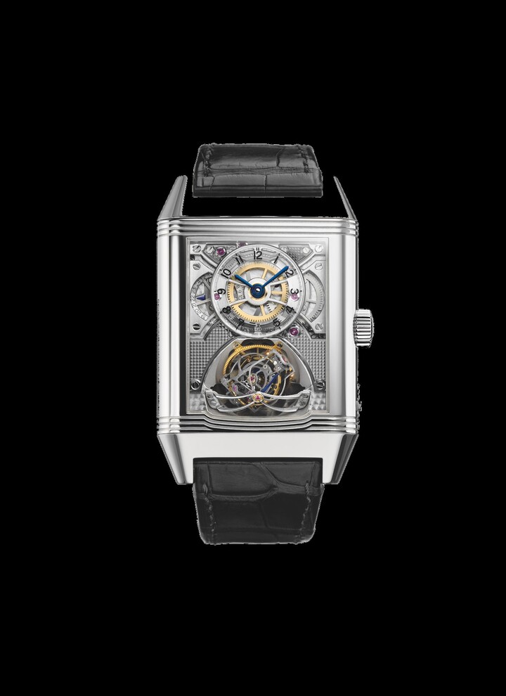 Jaeger-LeCoultre Reverso Gyrotourbillon 2 (2008). Sucesor del Master Gyrotourbillon 1, también producido en edición limitada a 75 ejemplares, realizado en platino.